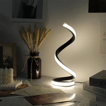 Lâmpada de Mesa USB com três tons de luz para quarto