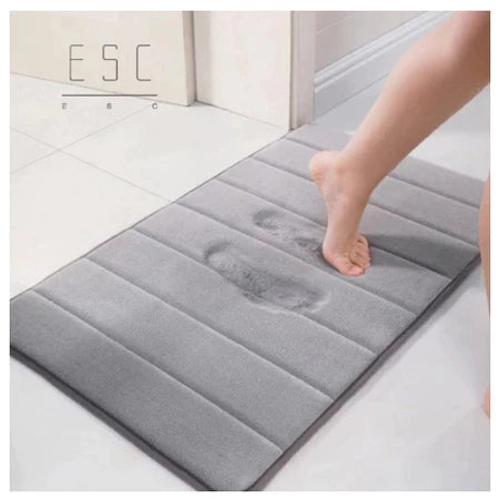 Tapete de banheiro soft com toque macio e secagem rápida – 60x40cm
