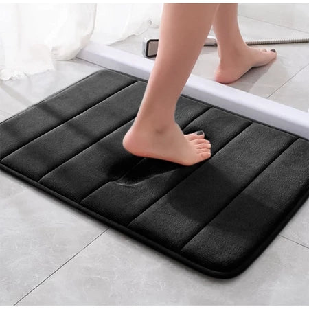 Tapete de banheiro soft com toque macio e secagem rápida – 60x40cm